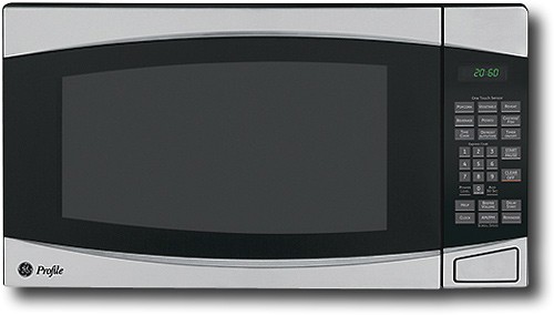  GE Profile - Profile 2.0 Cu. Ft. Full-Size Microwave - Stainless Steel