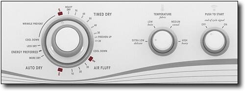 Alt View Standard 1. Maytag - 7.0 Cu. Ft. 6-Cycle Electric Dryer - White.