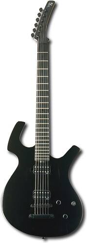 Front Standard. Parker - 6-String Full-Size Electric Guitar - Metallic Black.