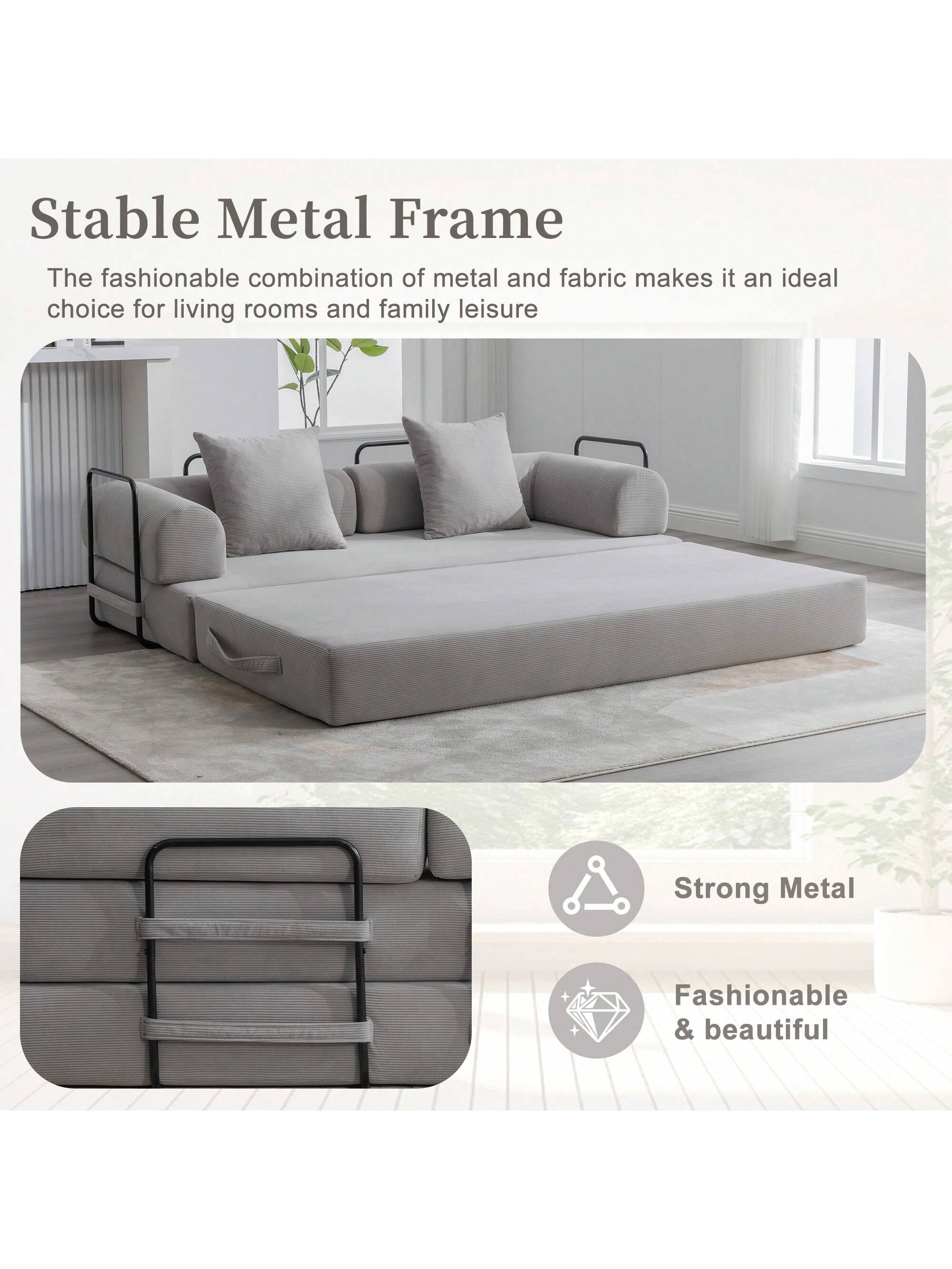 Stable Metal Frame

The fashionable combination of metal and fabric makes it an ideal choice for living rooms and family leisure.

Strong Metal

Fashionable & beautiful