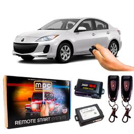 MPC - Complete 1-Button Remote Start Kit For 2009-2013 Mazda 3 - Black