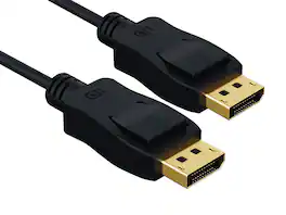 Cable Leader - DisplayPort 1.4 Cable, 8K 60Hz 4K 144Hz HBR3 Latching for Gaming Monitor, Workstation, Graphics Card - Black