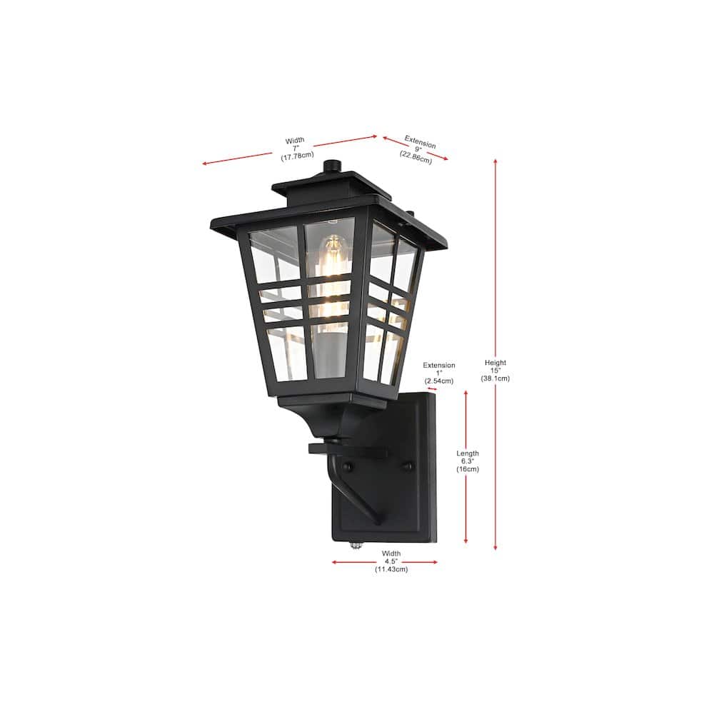 Elegant Lighting - Macon 7 inch Outdoor Pendant - Black price history on PriceWatchPro