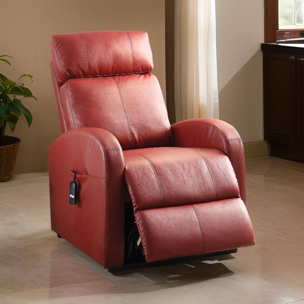 Alt View 2. Manhattan Lane - Ricardo Recliner with Power Lift - Red.