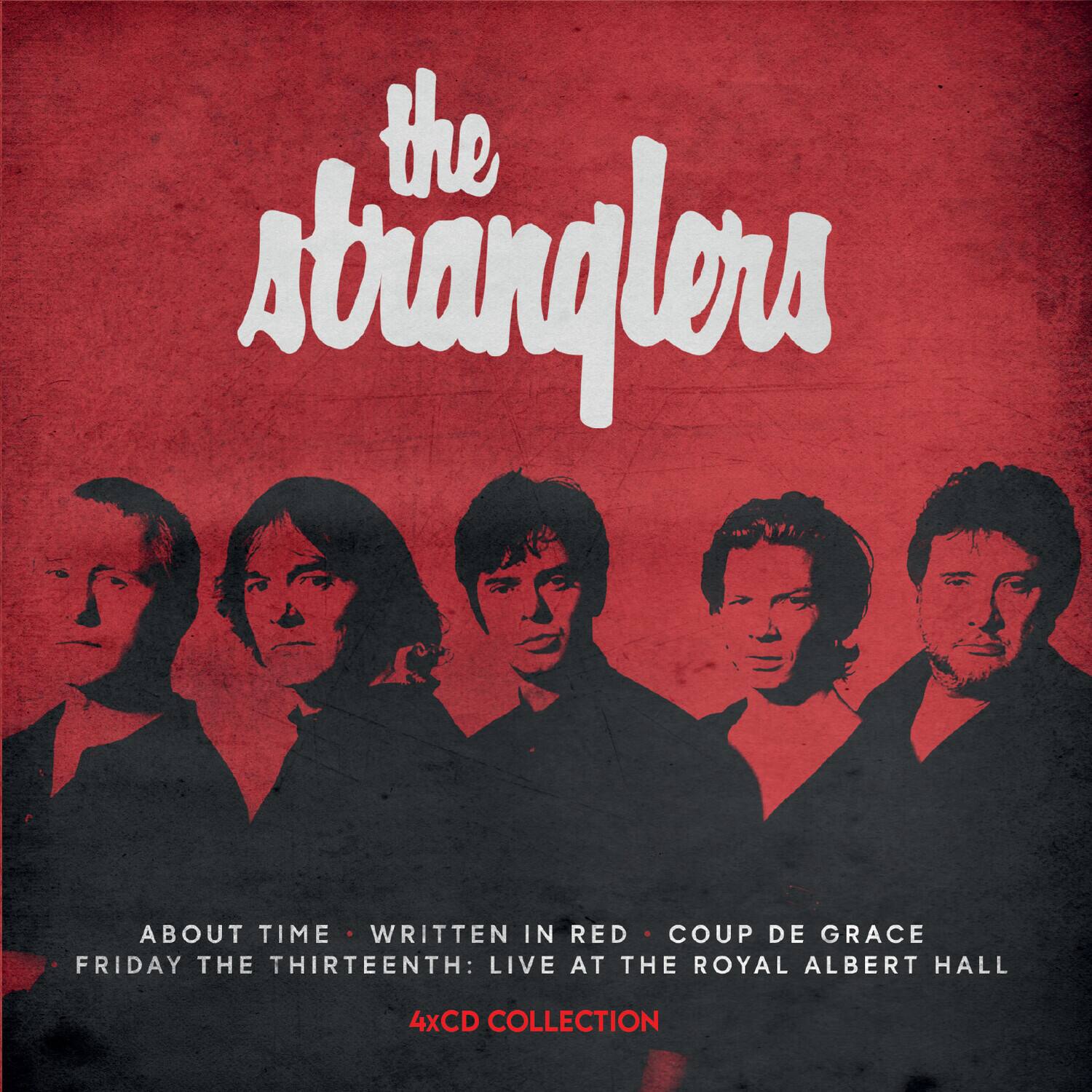 the stranglers

ABOUT TIME • WRITTEN IN RED • COUP DE GRACE
FRIDAY THE THIRTEENTH: LIVE AT THE ROYAL ALBERT HALL

4xCD COLLECTION