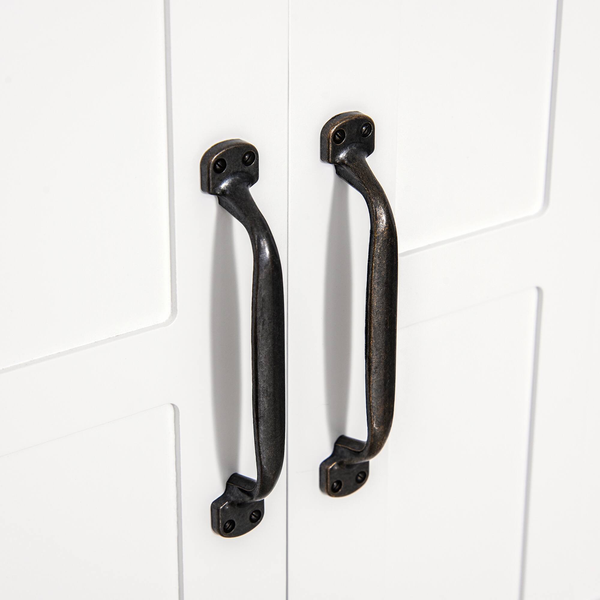 Alt View 7. Homcom - Medicine Cabinet, 3-Tier Bathroom Wall Cabinet with Adjustable Shelf and 2 Doors, Bathroom Cabinet for Over the Toilet - White.