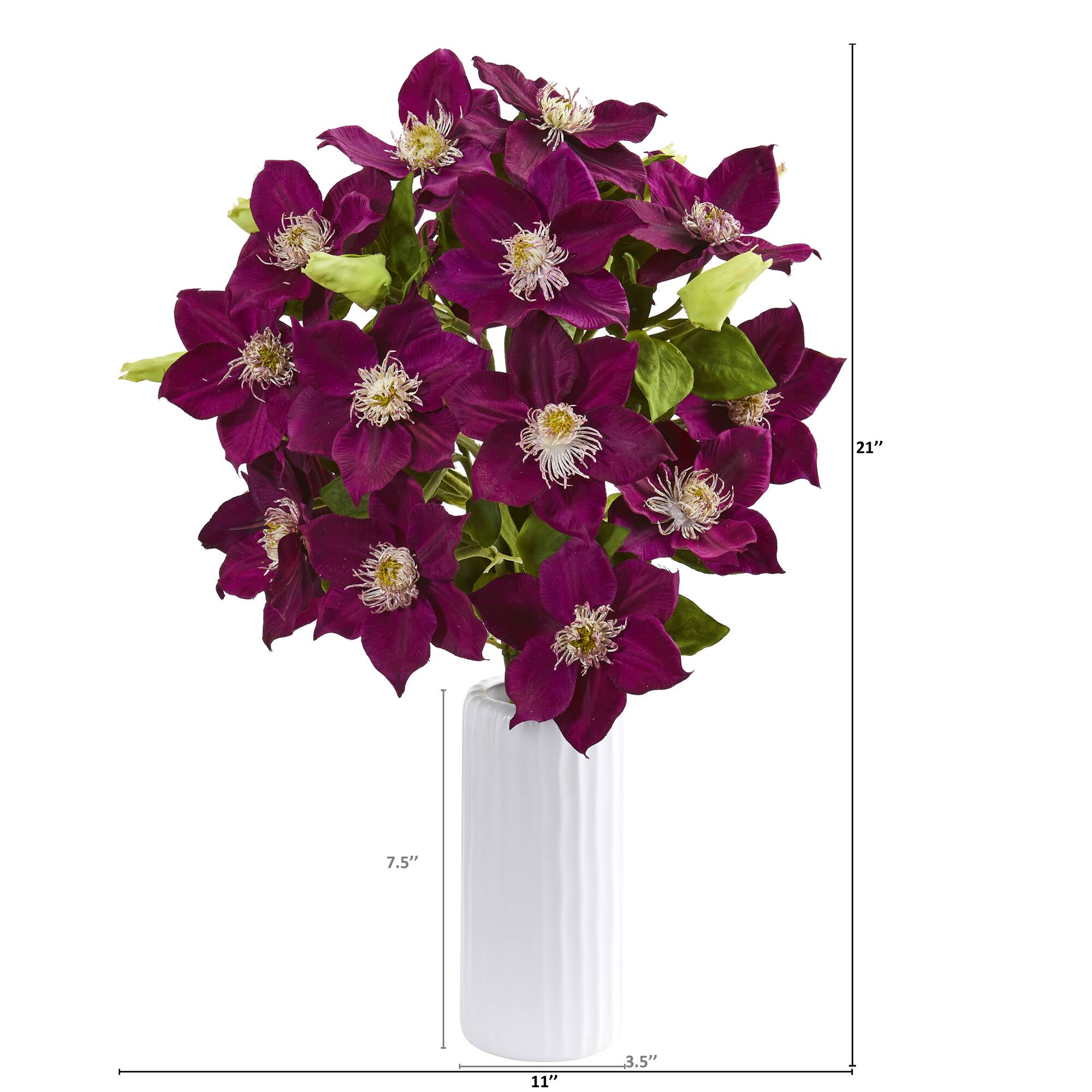 21"  
7.5"  
11"  
3.5"