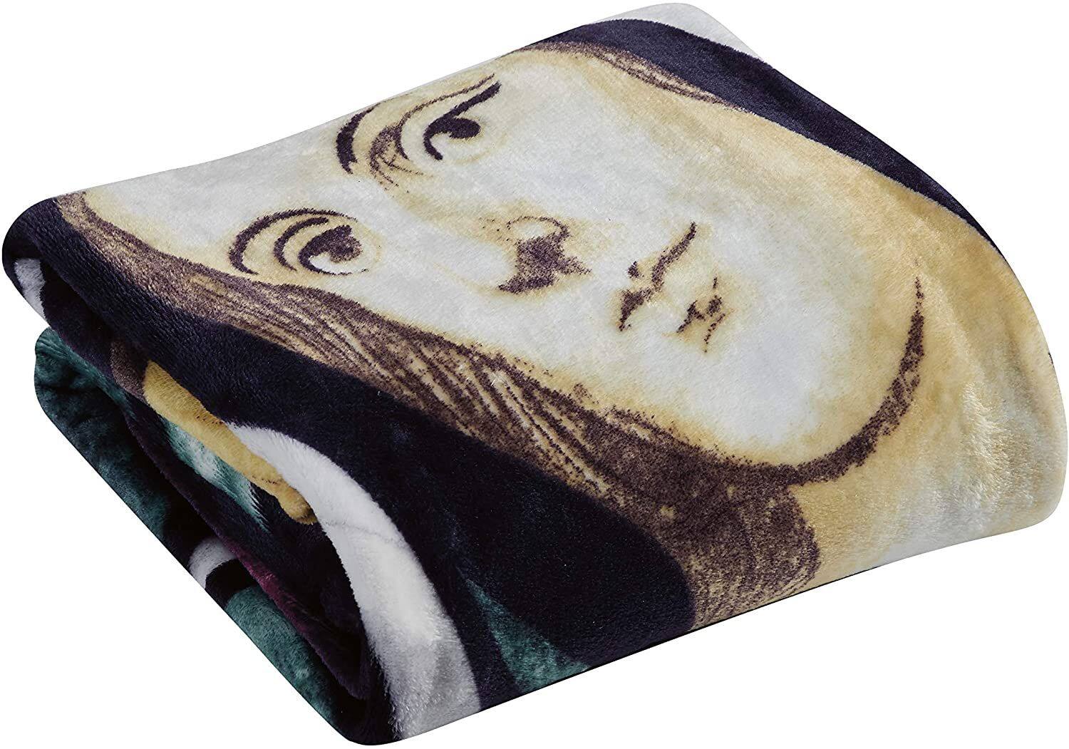 Left. Noble House - Super Soft Mother Mary Oversized Microplush Religious Christian Themed 50" x 70" Throw Blanket - Mother mart.