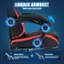 Linkage Armrest: Follow your every move. Our linkage armrests adjust automatically as you lean, giving you consistent support with every movement.

Fixed Armrest: The armrest is fixed. Your elbow will lose support point when you lie back.