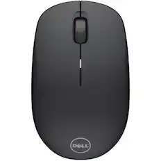 Front. Dell - Dell WM126 Wireless Mouse (Black) - black.