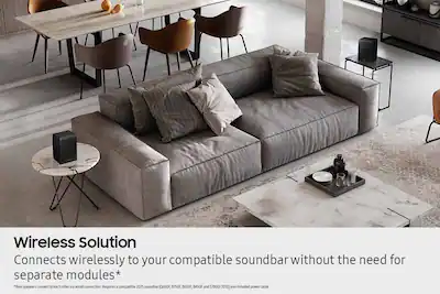 Samsung Wireless Rear Speaker Kit Black SWA-9250S/ZA Best Buy