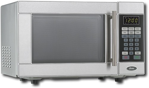 Oster® 700W Microwave Oven with Stainless Steel Door Trim, 0.7 cu