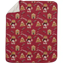 Pegasus - Oklahoma Sooners 60" x 70" Gingerbread Throw Blanket - Multicolor