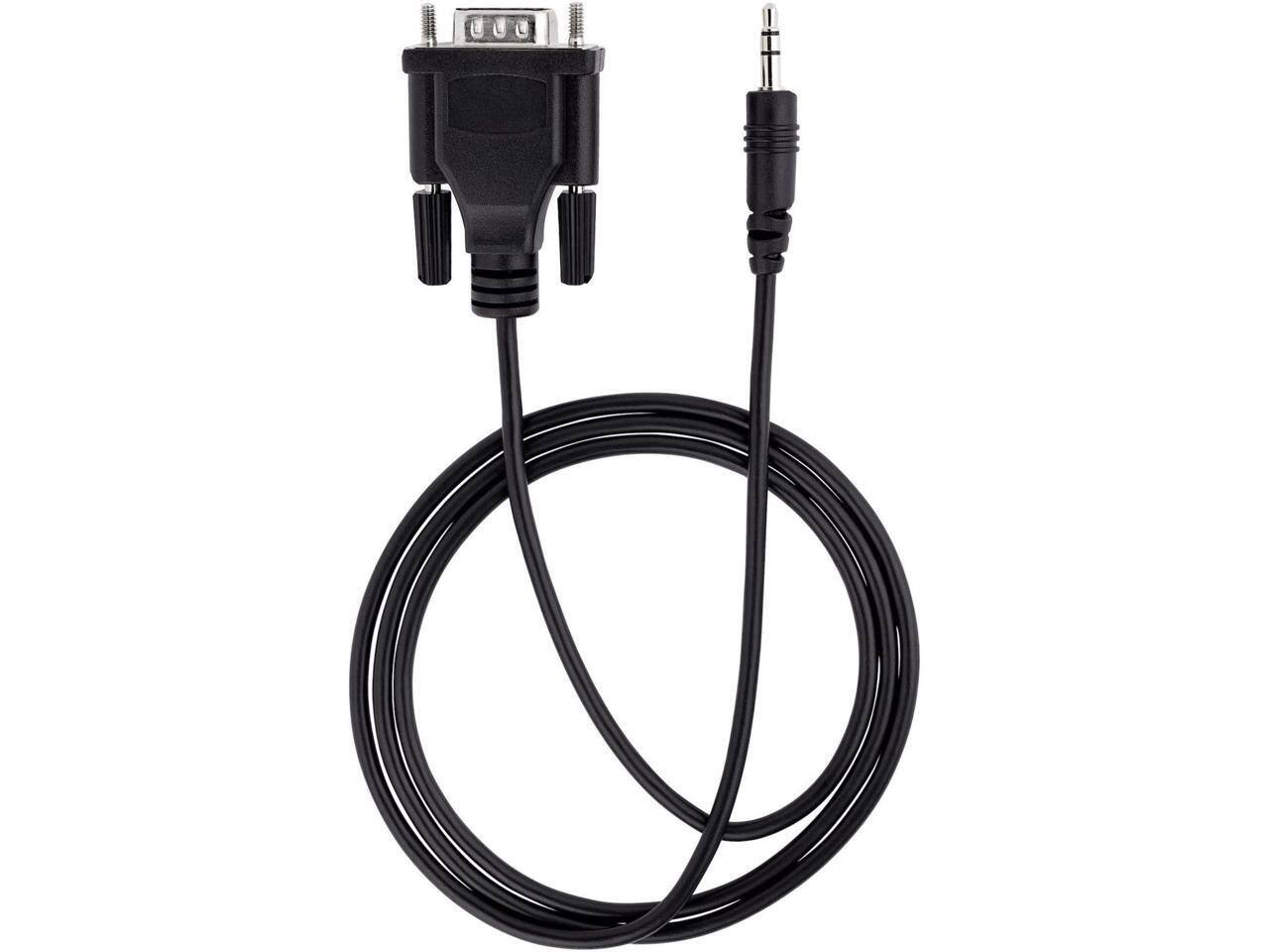 Alt View 9. StarTech.com - StarTech 3ft DB9 to 3.5mm Serial Cable for RS232 Configuration.