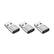 Front. Qixxronics - Usb To Usb C Adapter 3 Pack,Usb To Usbc-C Adapter,Usb To C Adapter,Usbc To Usb - Silver.