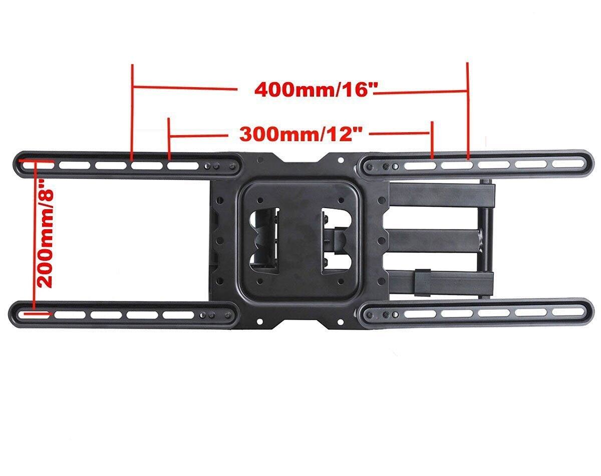 400mm/16"  
300mm/12"  
200mm/8"