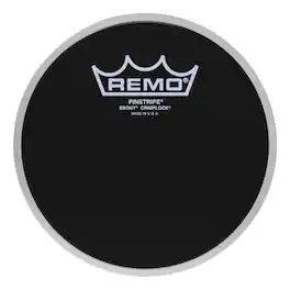 Remo - Batter, Crimplock, Pinstripe, Ebony, 6 Diameter