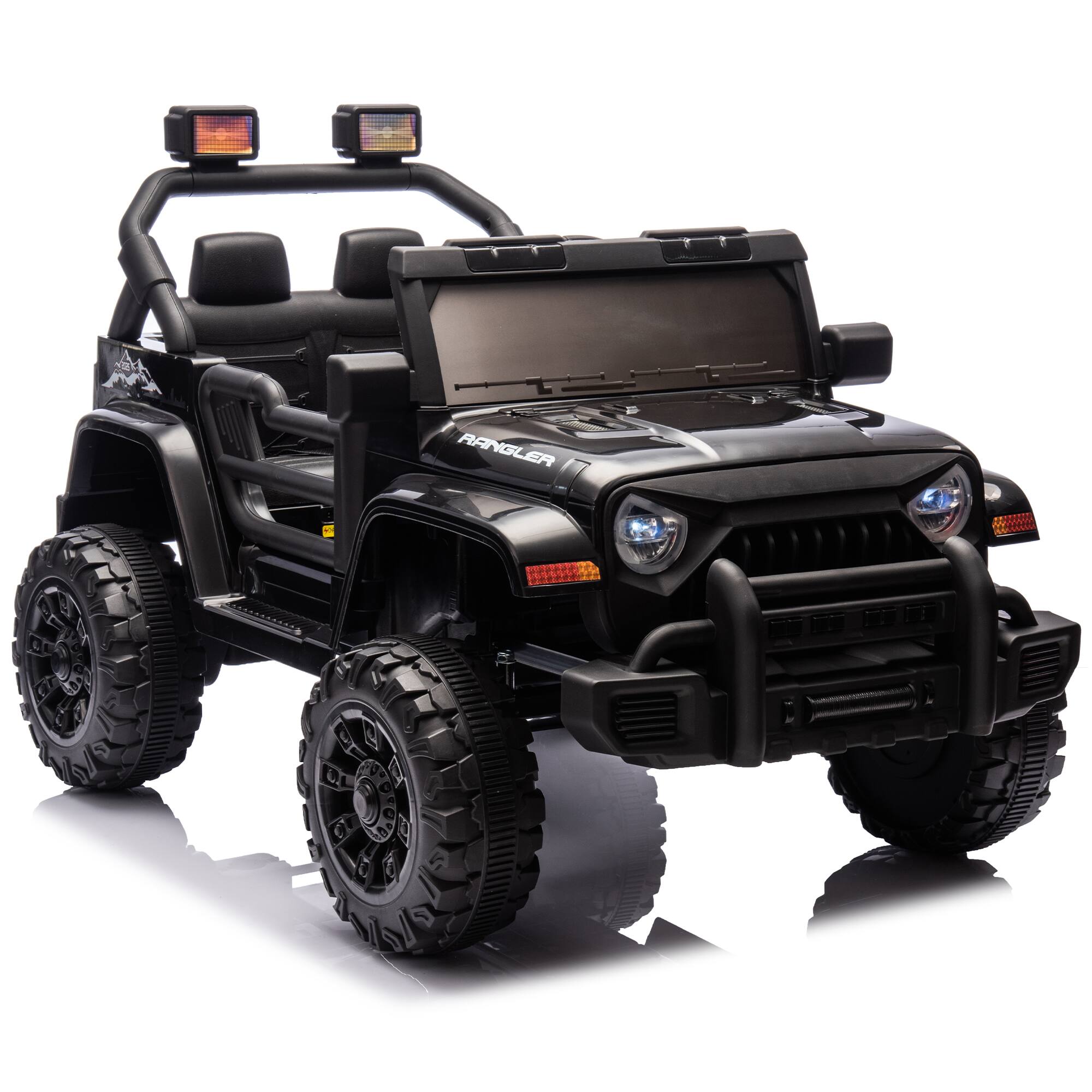 YOSIMFUR - 12V Kids Ride On Electric Car W/Parents Control,Dual drive, Four-wheel Suspension for Kids Aged 2-4 Black price history on PriceWatchPro