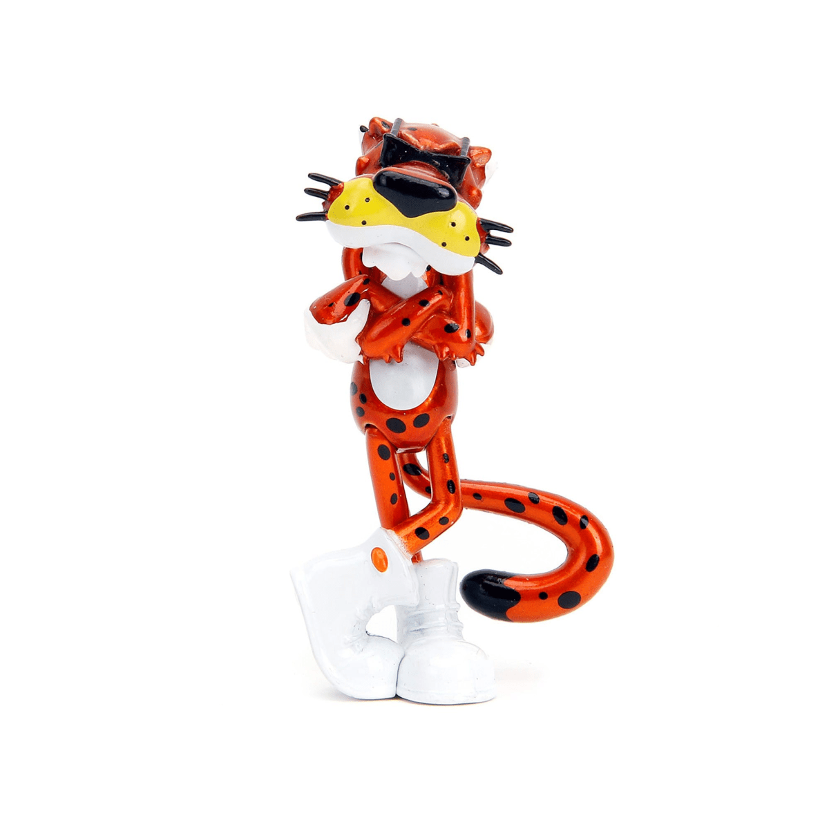 Alt View 8. Jada - 1985 Chevrolet Camaro Z/28 Orange Metallic w/Graphics & Chester Cheetah Figure "Cheetos" 1/24 Model Car by Jada.