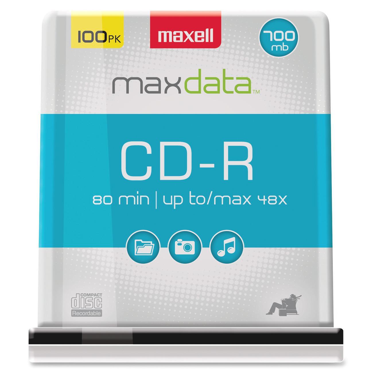 Maxell 648445 Cd-R Cd Recordable Discs 80Min 25 Pk by Maxell