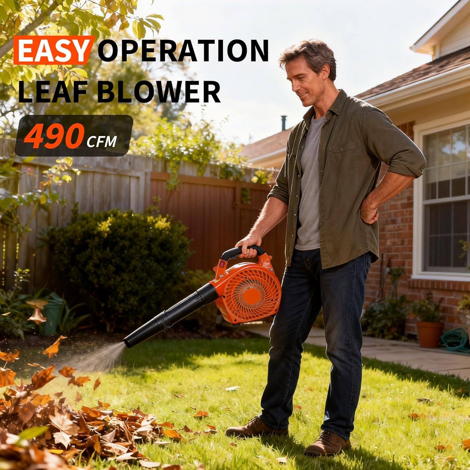 EASY OPERATION  
LEAF BLOWER  
490 CFM