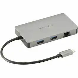 Kensington - UH1450P USB-C Mobile Dock - for Monitor, Notebook, Keyboard, Desktop PC, Smartphone, Mouse - USB Type C - 2