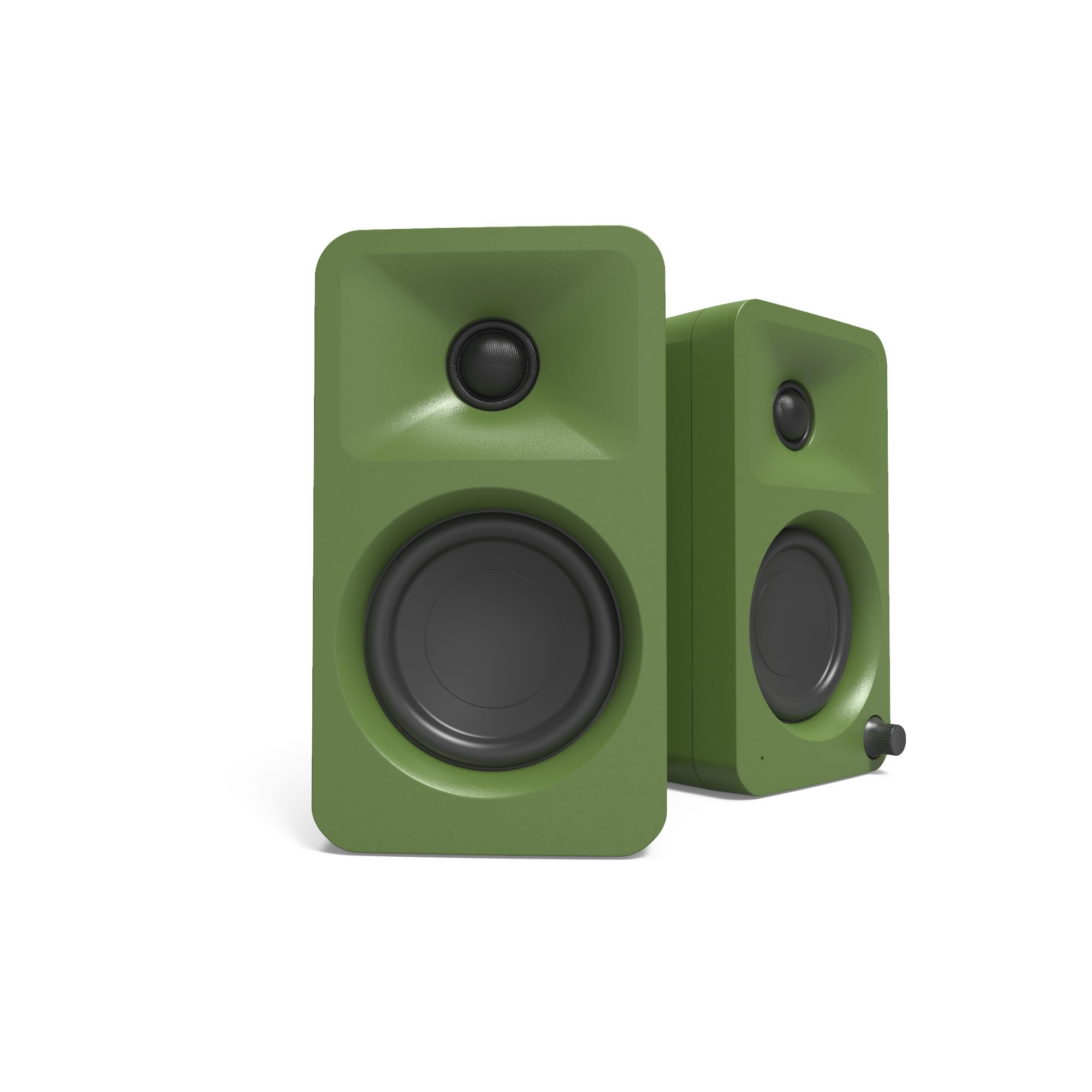 Kanto - ORAMN 100W Powered Reference Desktop Computer Speakers with Bluetooth 5.0 and USB-C Input | Bi-Amplified | 100 H - Green