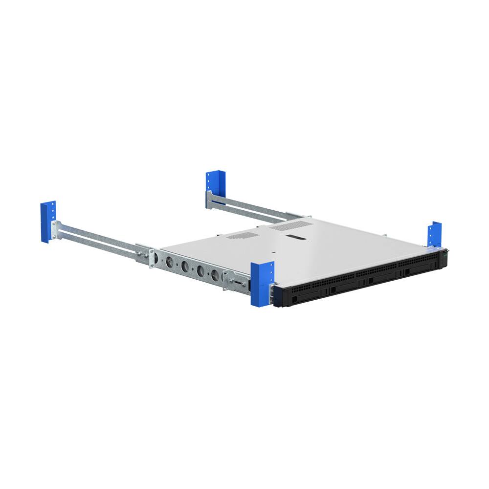 Alt View 5. RackSolutions - RackSolutions 1U Raven 190-A Rail for HPE - Black.