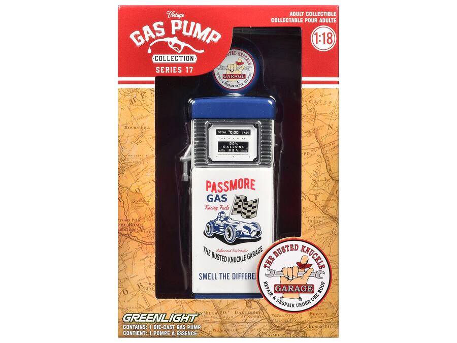 Greenlight 1/18 Pompa Benzina Vintage 1951 Wayne 505 – Gialla, Modello MOPAR, Diecast, Nuova