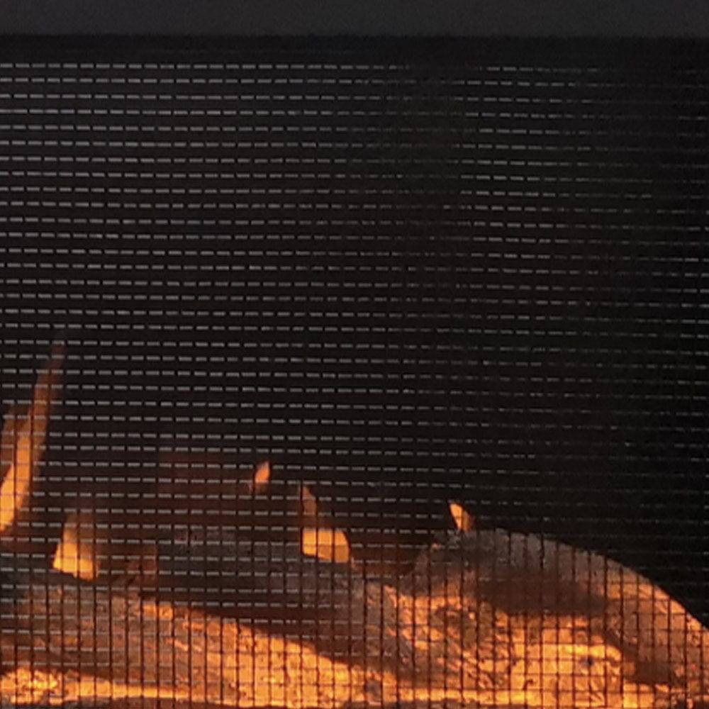 Alt View 7. Touchstone Home Products - 60 in. Wall Mounted Recessed Sideline Steel Electric Fireplace 1500W - Black.