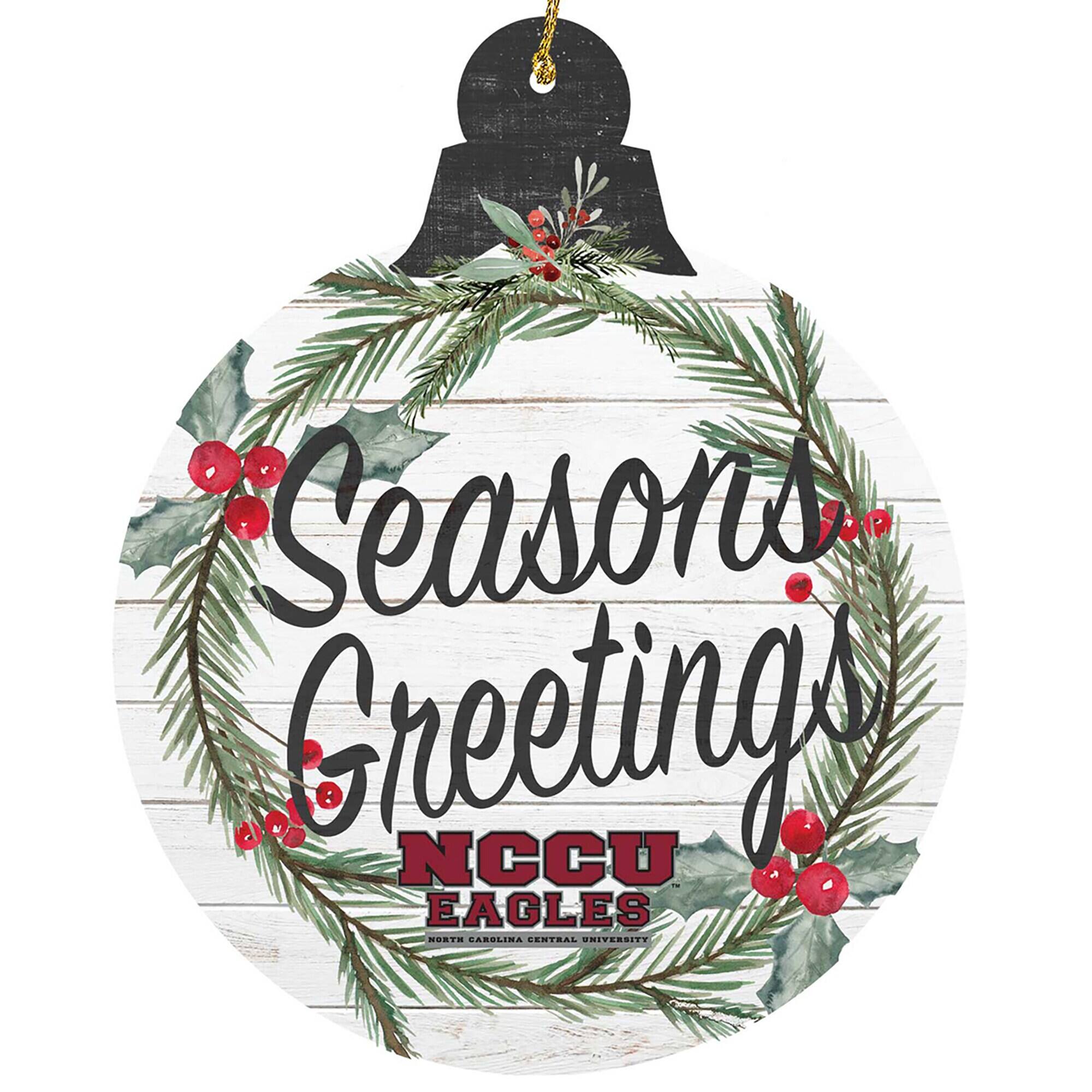 Seasons Greetings  
NCCU EAGLES  
NORTH CAROLINA CENTRAL UNIVERSITY