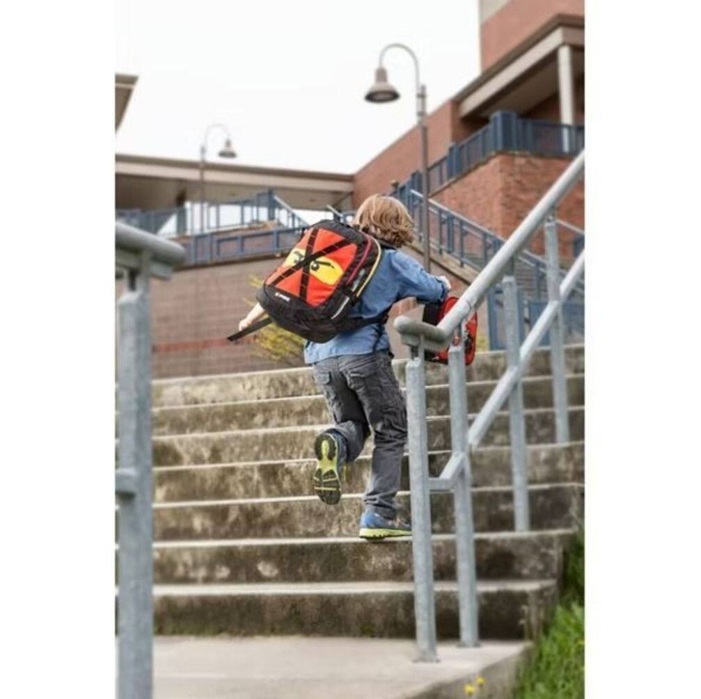 Back. LEGO - Brick Backpack - Ninjago Future - Red.