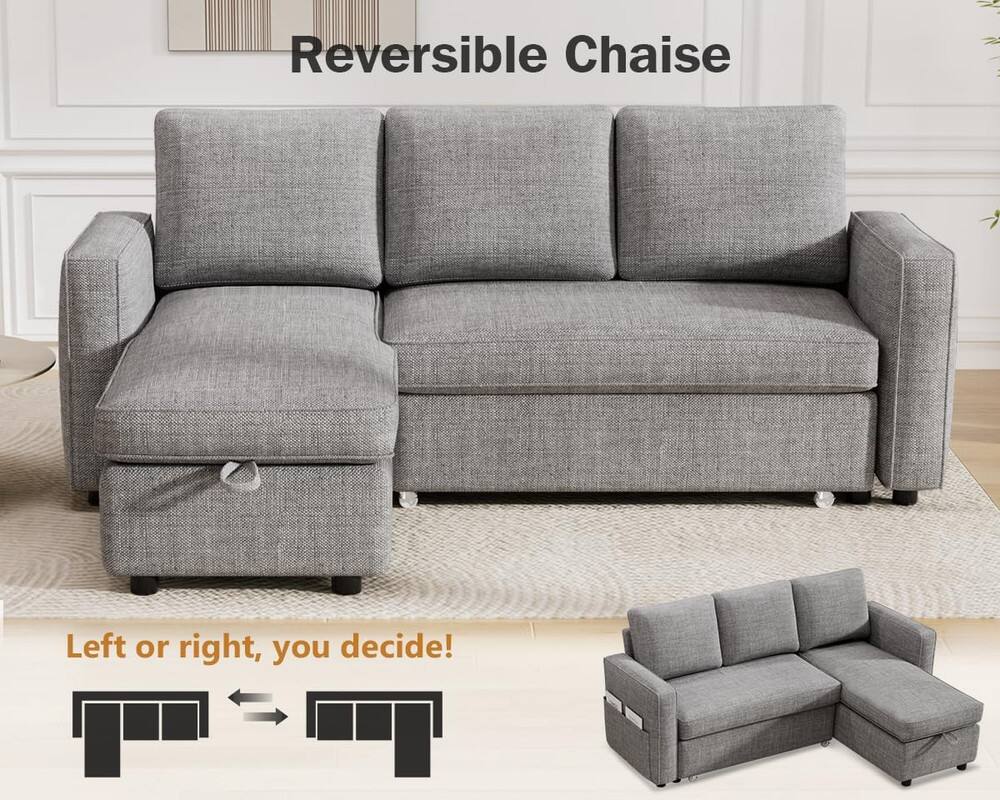 Reversible Chaise: Left or right, you decide!