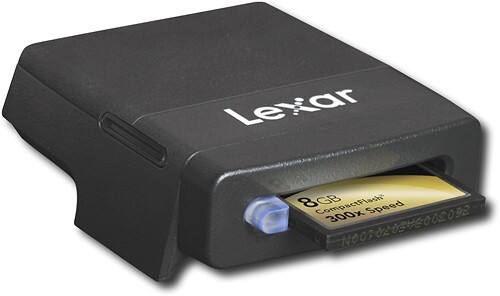 Angle Standard. Lexar - Professional Series FireWire 800 CompactFlash Media Card Reader.