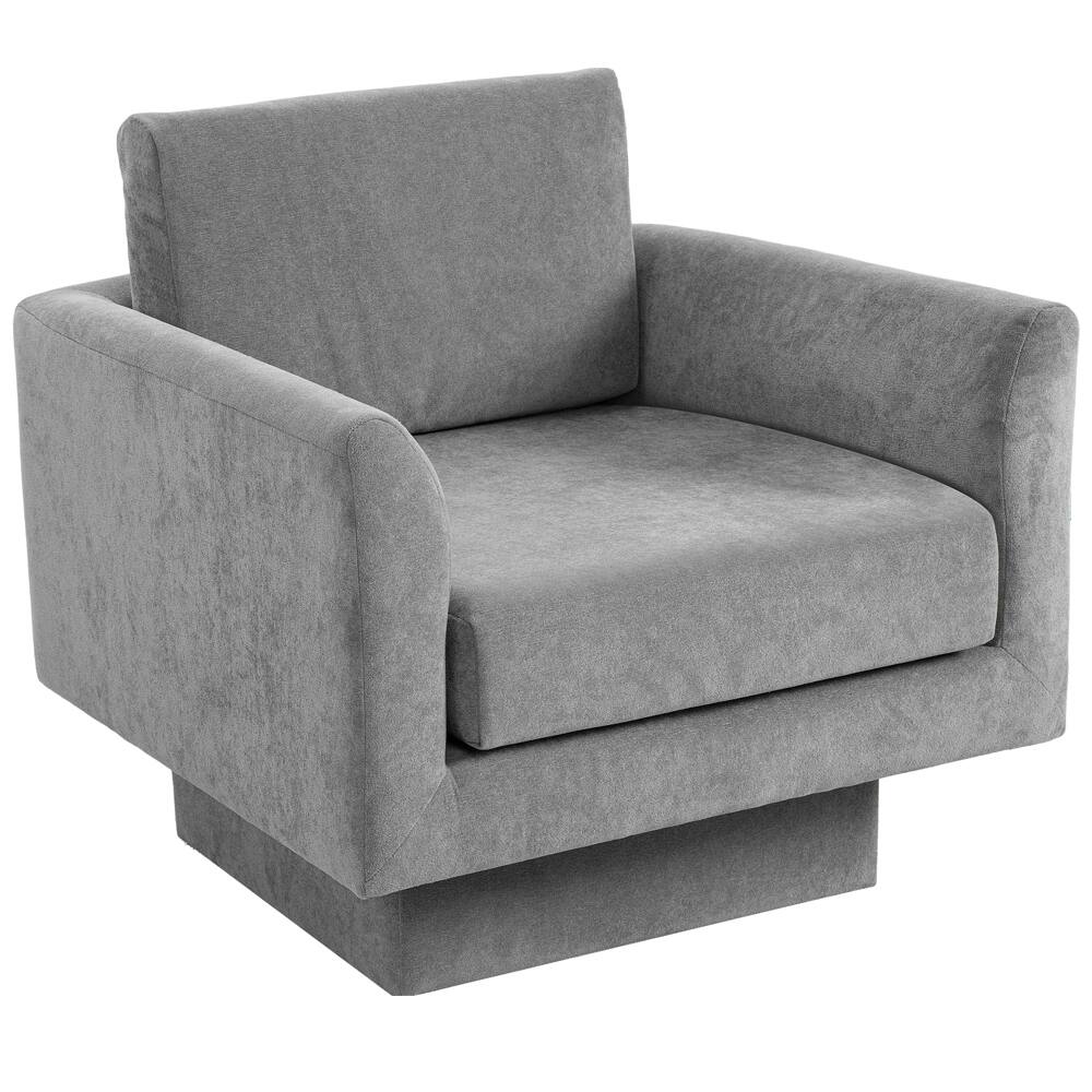 Ainfox - Single Sofa Sectional Sofa 360° Swivel Sofa - Gray