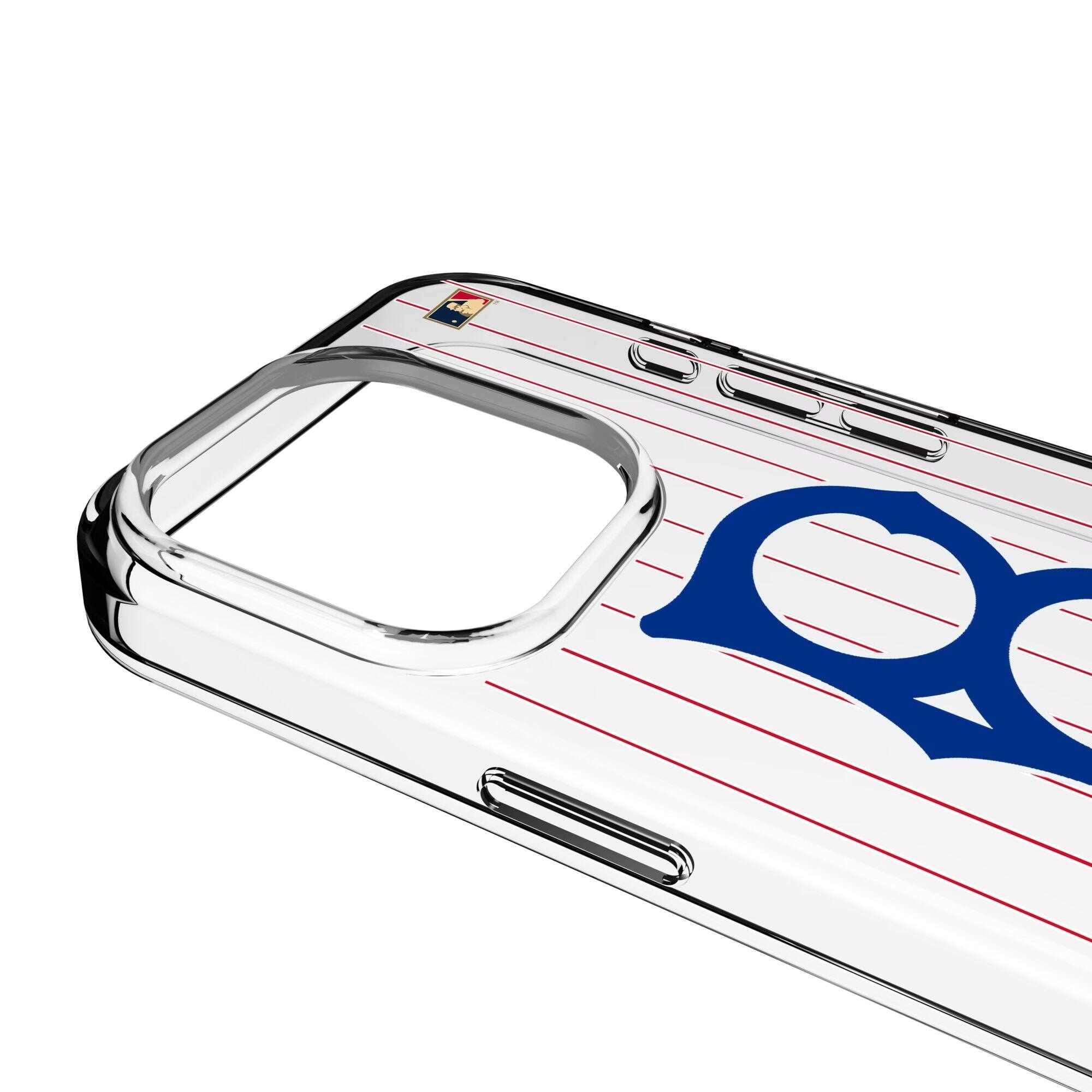 Alt View 2. Keyscaper - Brooklyn Dodgers Cooperstown iPhone Clear Case - 14 - Multicolor.