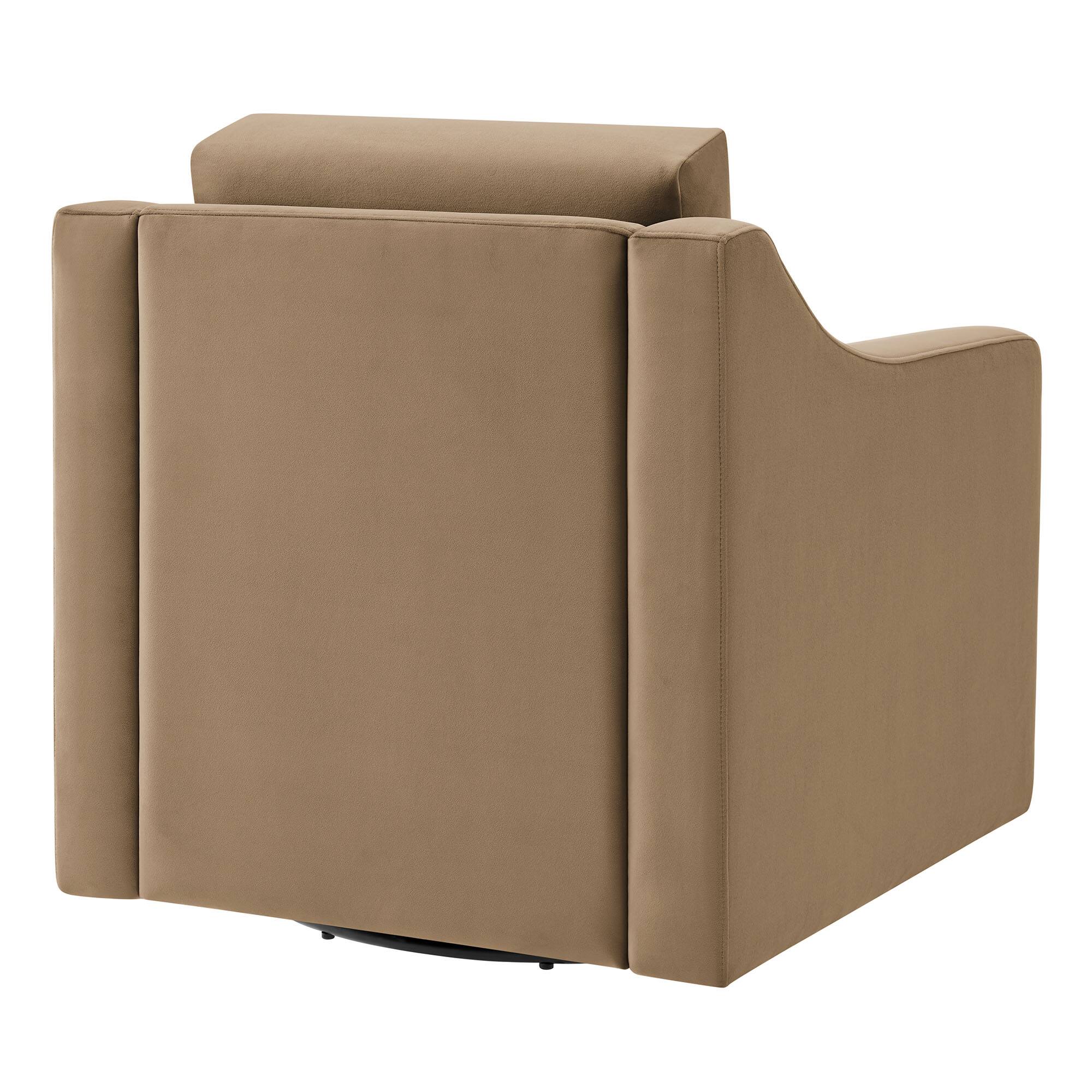Alt View 1. Modway - Liora Performance Velvet Armchair by Modway - Brown.