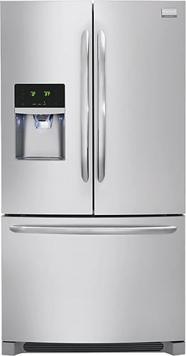  Frigidaire - Gallery 27.7 Cu. Ft. French Door Refrigerator with Thru-the-Door Ice and Water - Stainless Steel