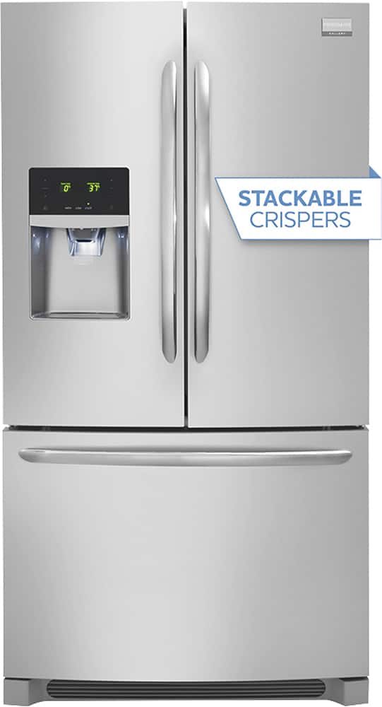 Alt View 11. Frigidaire - Gallery 27.7 Cu. Ft. French Door Refrigerator with Thru-the-Door Ice and Water - Stainless Steel.