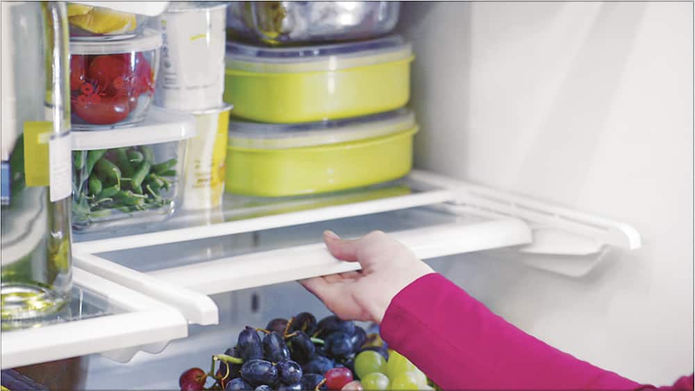 Alt View 19. Frigidaire - Gallery 27.7 Cu. Ft. French Door Refrigerator with Thru-the-Door Ice and Water - Stainless Steel.