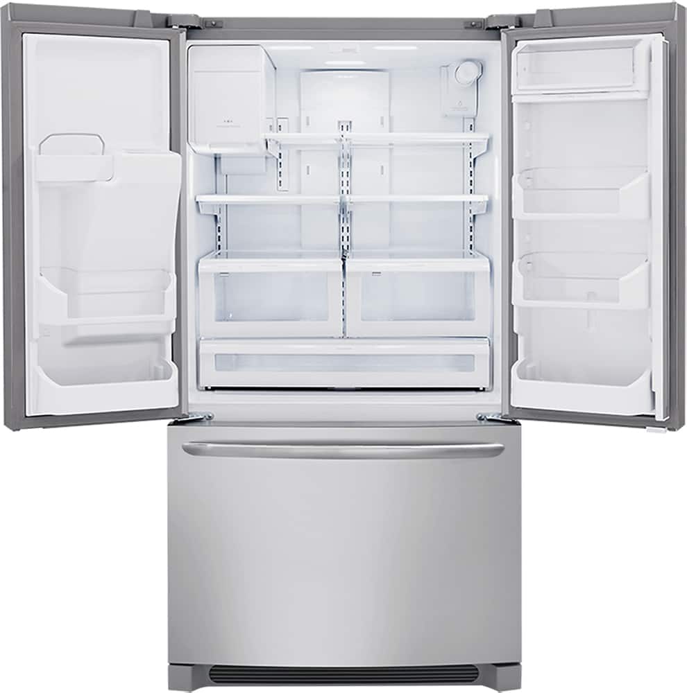 Alt View 1. Frigidaire - Gallery 27.7 Cu. Ft. French Door Refrigerator with Thru-the-Door Ice and Water - Stainless Steel.