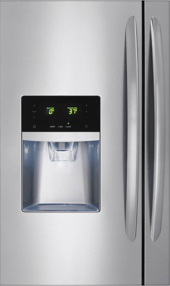 Alt View 4. Frigidaire - Gallery 27.7 Cu. Ft. French Door Refrigerator with Thru-the-Door Ice and Water - Stainless Steel.