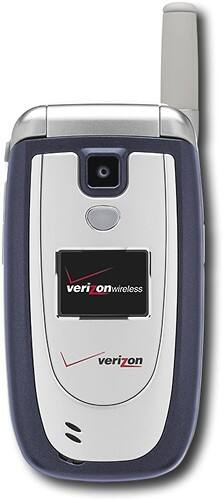 Front Standard. Verizon INpulse - Pay-As-You-Go Cell Phone - Blue.