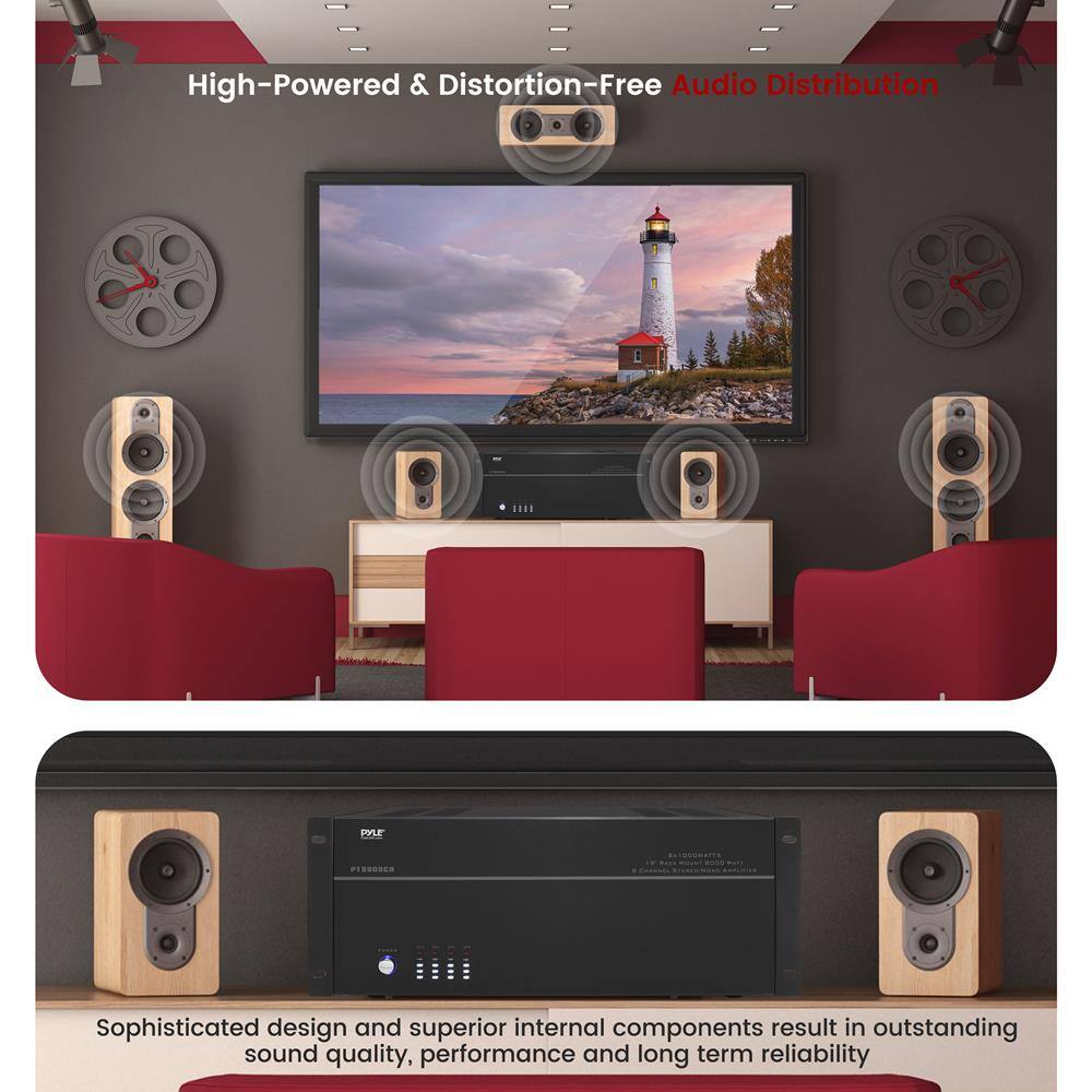 High-Powered & Distortion-Free Audio Distribution

Sophisticated design and superior internal components result in outstanding sound quality, performance and long term reliability