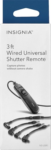  Insignia™ - Wired Universal Shutter Remote - Black