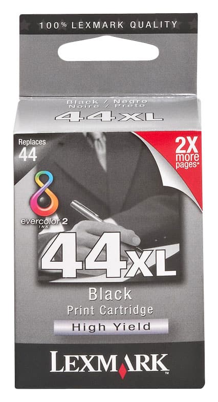 Front. Lexmark - 44XL Inkjet Cartridge - Black.