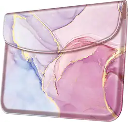 Fintie - Sleeve Case for Microsoft Surface Go 4/3/2/1 (2023/2021/2020/2018) Slim Fit Premium Vegan Leather Cover with Stylus Loop - Glittering Marble
