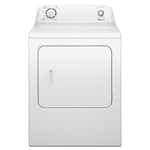Amana - 6.5 Cu. Ft. Electric Dryer with Automatic Dryness Control - White