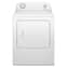 Amana - 6.5 Cu. Ft. Electric Dryer with Automatic Dryness Control - White