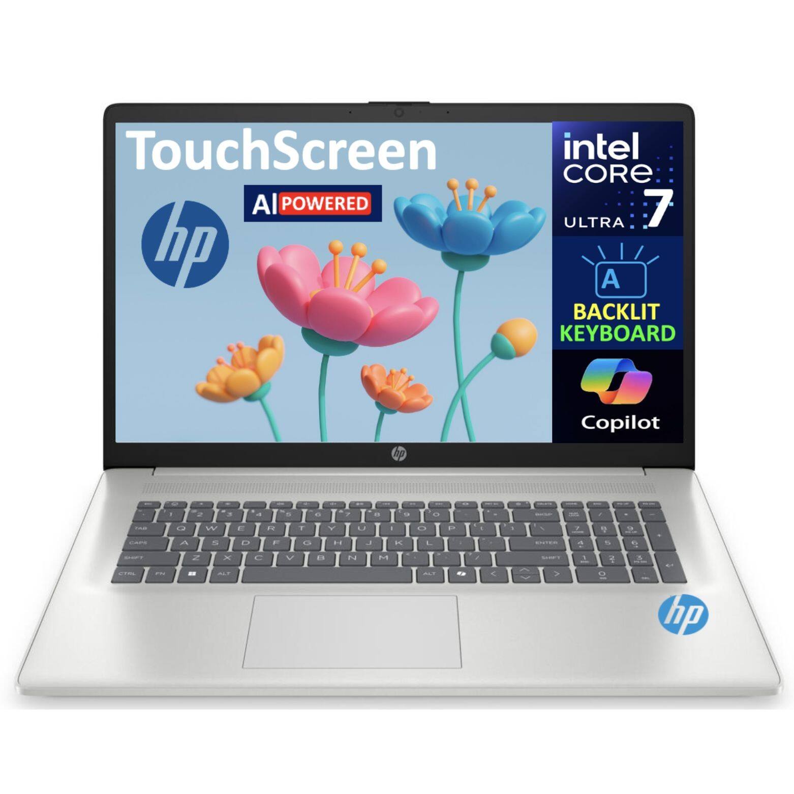 TouchScreen intel CORE A POWERED 7 ULTRA hp A BACKLIT KEYBOARD Copilot